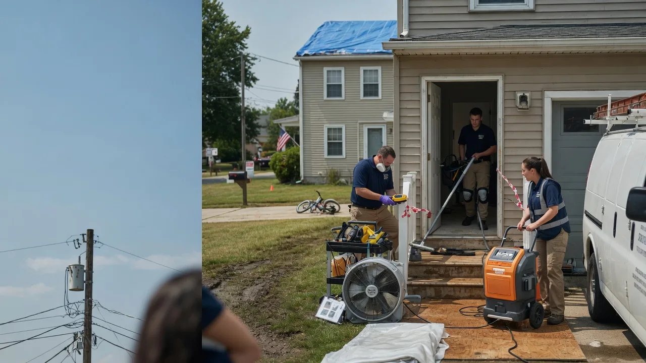 Water Damage Repair in Daleville, IN near me